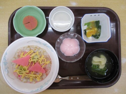 雛祭り（ちらし寿司 ミキサー食）